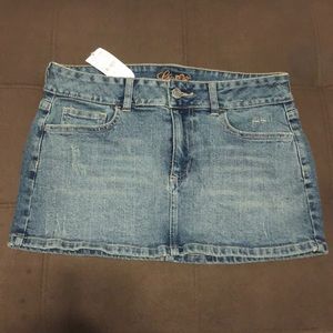 Lilu Denim Mini Skirt. Size 5